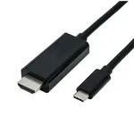 ROLINE USB Typ C - HDMI Adapterkabel, ST/ST, 1 m Adapter, Terminatoren, Konverter