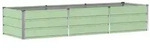 vidaXL Pflanzk&uuml;bel Gr&uuml;n 240 x 80 x 45 cm Stahl