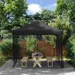vidaXL Moskitonetz Indoor Outdoor 156 Mesh Schwarz 300x300x200 cm