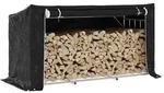 vidaXL Brennholzregal mit Regenschutz 200,5x80,5x110,5 cm