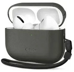 Tech-Protect NaturalFit Lederh&uuml;lle f&uuml;r AirPods Pro 3 mit Trageband Gr&uuml;n