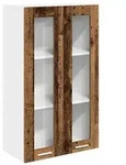 vidaXL H&auml;ngeschrank mit T&uuml;r Altholz 60 x 31 x 100 cm Holzwerkstoff