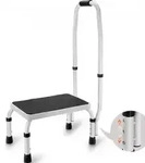 VEVOR Haushaltsleiter 810 x 417 x 285 mm Trittleiter faltbar Stahl Stehleiter 1...