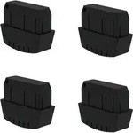 G&uuml;nzburger Steigtechnik 4x Innenschuh f&uuml;r Stahl-Regalleiter elektrisch ableitf&auml;hig