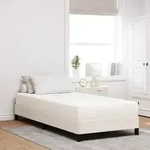 vidaXL Taschenfederkernmatratze Creme Mittelhart 80x200x20 cm Stoff
