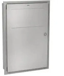 KWC AR Abfallbeh&auml;lter, RODAN, Edelstahl, 395x580x110 mm, Unterputz, ca. 16 l