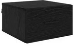 vidaXL Nachttisch Schwarz Eichen-Optik 35 x 35 x 20 cm Holzwerkstoff