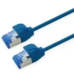 ROLINE Patchkabel Cat.6A (Class EA) S/FTP (PiMF), LSOH, PoE, blau, 7 m Twisted Pair