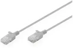 DIGITUS - CAT 6 U-UTP Slim Patchkabel, 3 m, Grau, 10 St&uuml;ck