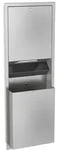 KWC AR Papier-Abfall-Kombi, RODAN, Edst., 408x1145x169 mm, Unterputz, ca. 23 l