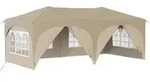 vidaXL Pop-up Partyzelt Creme 575 x 288 x 245 cm Oxford-Stoff