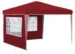 vidaXL Pop-up Partyzelt Bordeauxrot 288 x 288 x 245 cm Oxford-Stoff