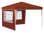 vidaXL Pop-up Partyzelt Terrakotta 288 x 288 x 245 cm Oxford-Stoff