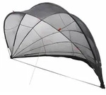 vidaXL Pool-Dome Schwarz 592 x 590 x 275 cm