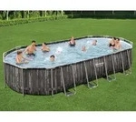 Bestway Swimmingpool Set Oval 7,32x3,66x1,22 m