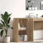 vidaXL B&uuml;cherregal Artisan-Eiche 40x30x77 cm Holzwerkstoff