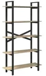 vidaXL B&uuml;cherregal Sonoma-Eiche 100 x 33,5 x 178 cm Holzwerkstoff