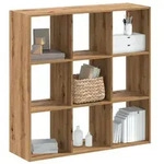 vidaXL B&uuml;cherregal Artisan-Eiche 102x32x102 cm Holzwerkstoff