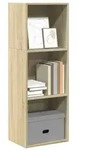 vidaXL B&uuml;cherregal Sonoma-Eiche 40x30x114 cm Holzwerkstoff
