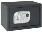 vidaXL Elektronischer Digitaler Safe mit Fingerabdruckschloss 20x31x20 cm Stahl