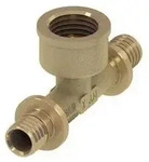 "TECEflex T-St&uuml;ck IG Dim.16 x Rp 1/2" x 16, Siliziumbronze"