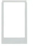 Berker Rahmen eckig alu Glas 13206414