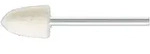 Polier-Stift - PFERD - Schaft-&Oslash; 3 mm - Kegelform - Filz - Bezeichnung FK KEL...