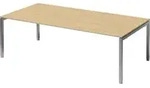 Bisley Konferenztisch DUH2412MP355 U 2400x650-850x1200mm si/ah