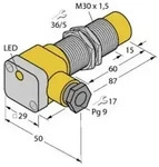 Turck Induktiver Sensor nicht b&uuml;ndig PNP, Schlie&szlig;er NI20U-EG30SK-AP6X