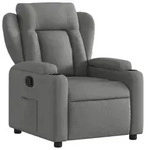 vidaXL Relaxsessel Dunkelgrau Stoff
