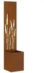 vidaXL Garten Sichtschutz-Leinwand Rostig 32 x 150 cm Wetterfeststahl