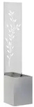 vidaXL Garten Sichtschutz-Leinwand Silber 32 x 32 x 150 cm Edelstahl