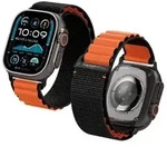 Spigen WBF1 Armband f&uuml;r Apple Watch 44 / 45 / 46 / 49 mm - Schwarz und Orange