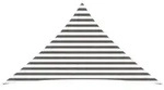 vidaXL Sonnensegel Hellgrau und Wei&szlig; 2,5 x 2,5 x 3,5 m HDPE