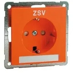 Peha SCHUKO-Steckdose orange D 20.6611.332 NA ZSV
