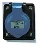 Gifas Electric 201638.E 101394 CEE Wandsteckdose 16A 3polig 230V 1St.