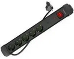 LANBERG Steckdosenleiste 5m 5xSchuko +Schalter +&Uuml;bersp.-Sch. Multimedia-Technik