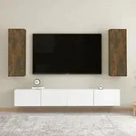 vidaXL TV-Schr&auml;nke 2 Stk. R&auml;uchereiche 30,5x30x90 cm Holzwerkstoff