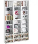 VEVOR Medienaufbewahrungsschrank, 9-lagiges DVD-Regal f&uuml;r bis zu 756 CDs,