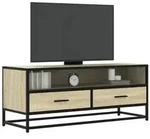 vidaXL TV-Schrank Sonoma-Eiche 100x34,5x40 cm Holzwerkstoff und Metall