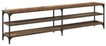 vidaXL TV-Schr&auml;nk Altholz 200 x 30 x 50 cm Verbundholz und Eisen