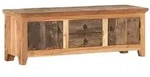 vidaXL TV-Schrank 120x30x40 cm Akazie und Recyceltes Massivholz