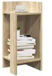 vidaXL Beistelltisch mit Ablage Sonoma-Eiche 25,5x27x60 cm