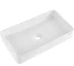VEVOR Rechteckiges Aufsatzwaschbecken, 61 x 35 cm,...