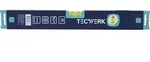 Wasserwaage 40cm Alu.silber m.Magnet &plusmn; 0,5 mm/m TECWERK