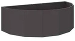 vidaXL Pflanzk&uuml;bel Schwarz 120 x 60 x 35 cm Stahl