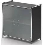 Sidebaord Artline BxTxH 80x38x78cm Glast&uuml;ren anthrazit