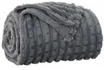 vidaXL &Uuml;berwurfdecke Dunkelgrau 270 x 240 cm Fleece