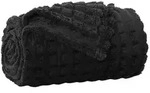 vidaXL &Uuml;berwurfdecke Schwarz 240 x 220 cm Fleece