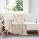 vidaXL Wohndecken 6 pcs Beige 130 x 150 cm Fleece